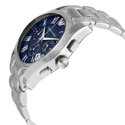 Emporio Armani Men's Chronograph Watch Silver AR1635