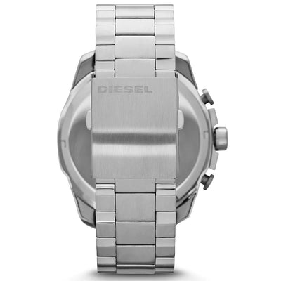 Diesel Men's Chronograph Watch Mega Chief Black Silver DZ4308