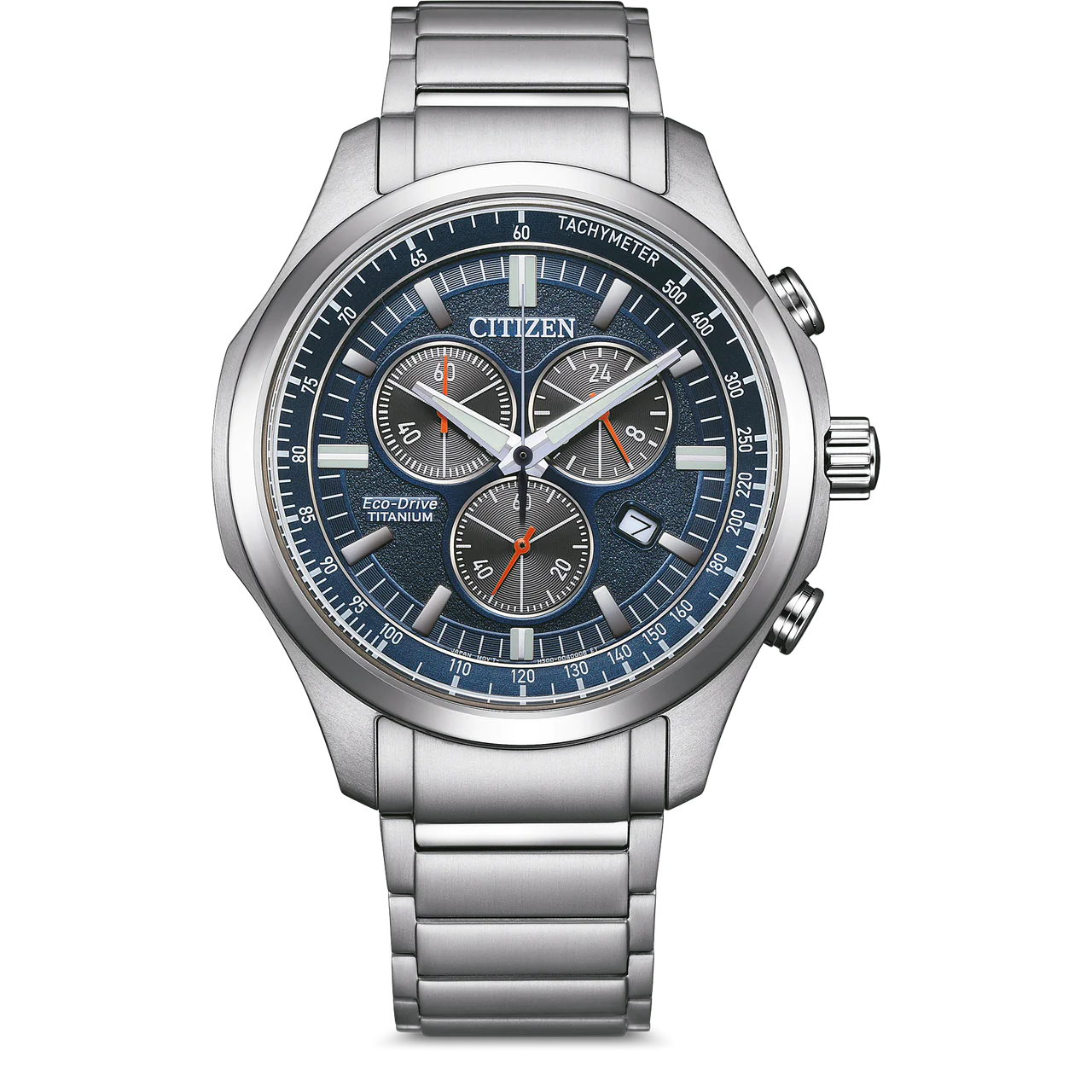 Citizen Eco-Drive Chronograph Blue Men's Watch AT2530-85L