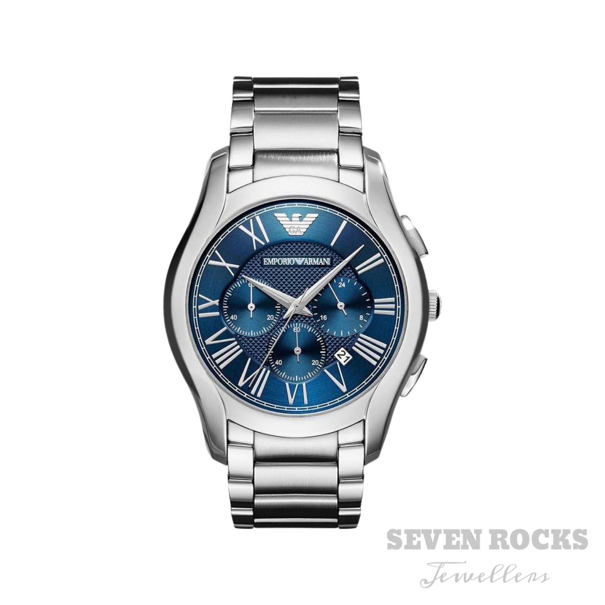 Emporio Armani Men's Chronograph Watch Blue AR11082