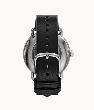 Emporio Armani Men's Automatic Watch Meccanico Black Skeleton AR60026
