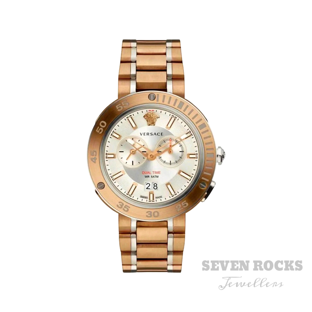 Versace Men's Chronograph Watch Aion Rose Gold