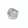 Luxury Cocktail Ring (White )