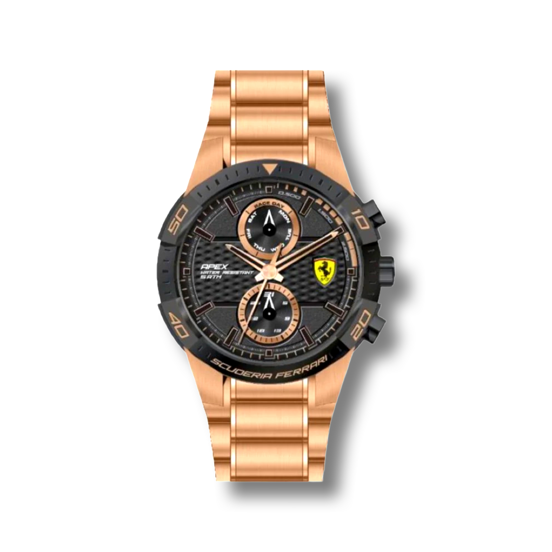 Scuderia Ferrari Watch Apex Multi-FX Rose Gold Bracelet FE-083-0640