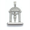 Jesus In Arch Silver Pendant