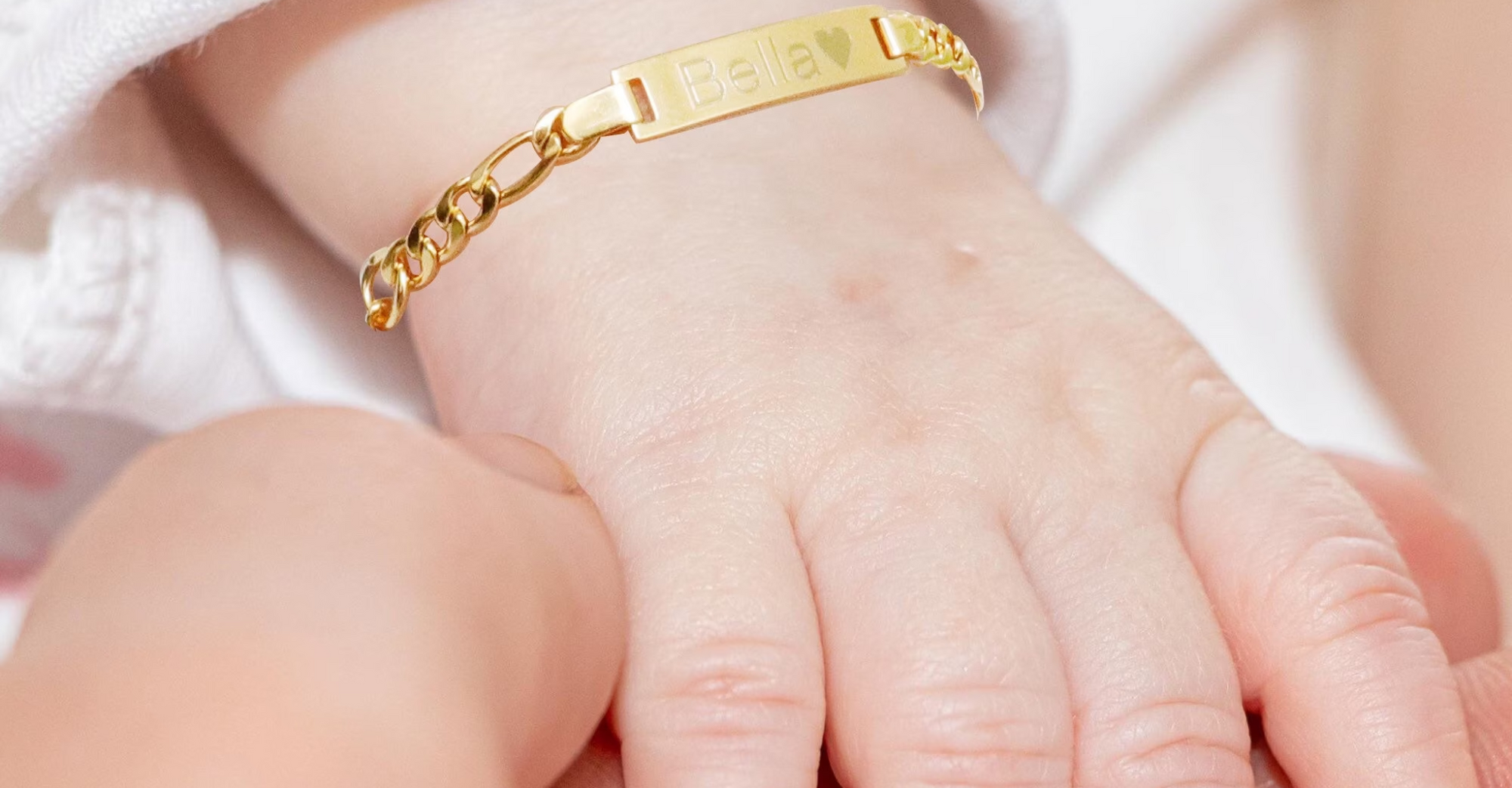 Gold St Christopher Baby Bracelet • ForYouGifts.co.uk
