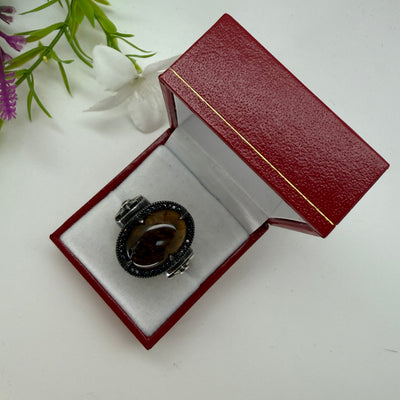 Tiger eye ring