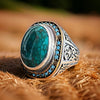 Turquoise 925 Silver Men’s Ring