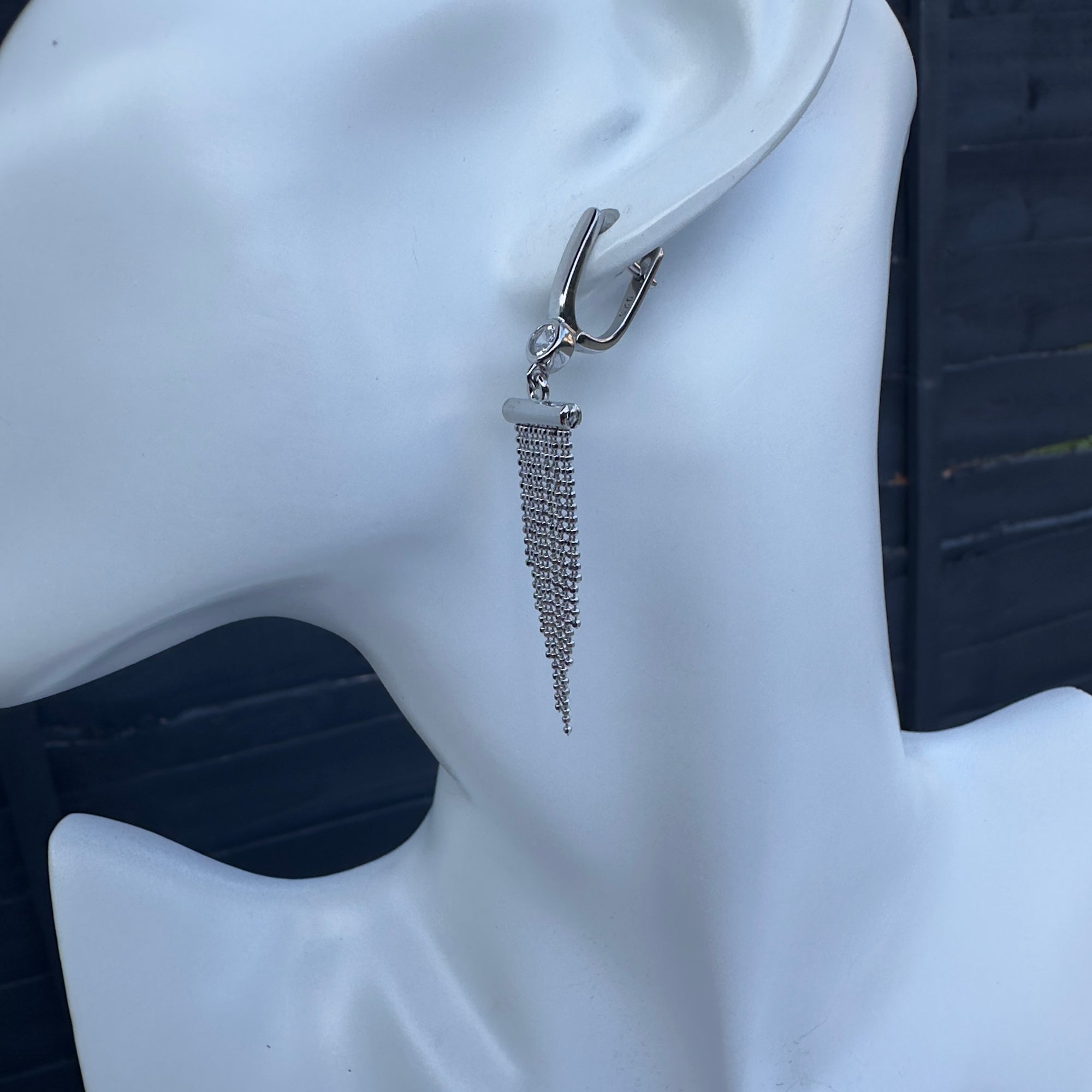 Dangly Silver Earrings