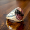 Ruby 925 silver men’s ring