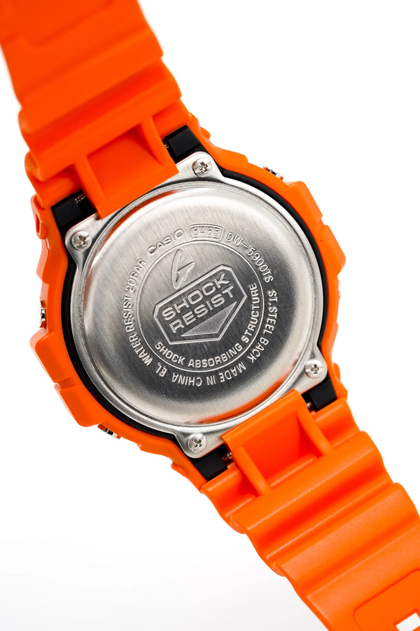 Casio G-Shock Watch Men's Shock Tech Orange DW-5900TS-4DR - Seven