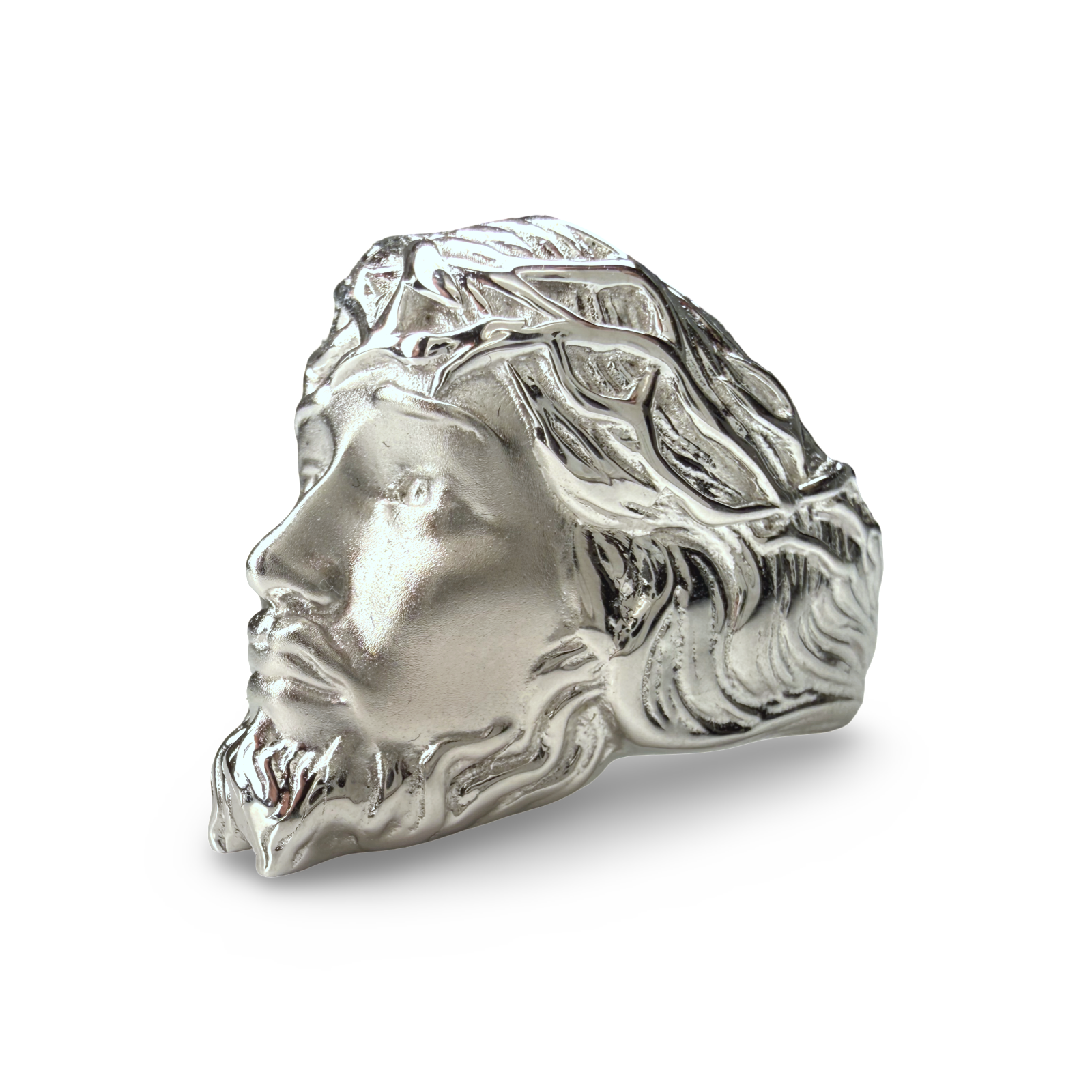 Jesus Silver Ring  925 Sterling Silver Christian Jewellery