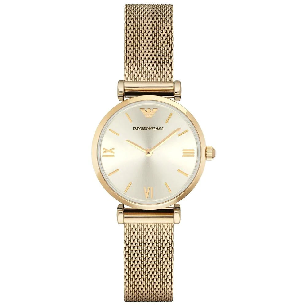 Emporio Armani Ladies Watch Gianni T-Bar Gold AR1957