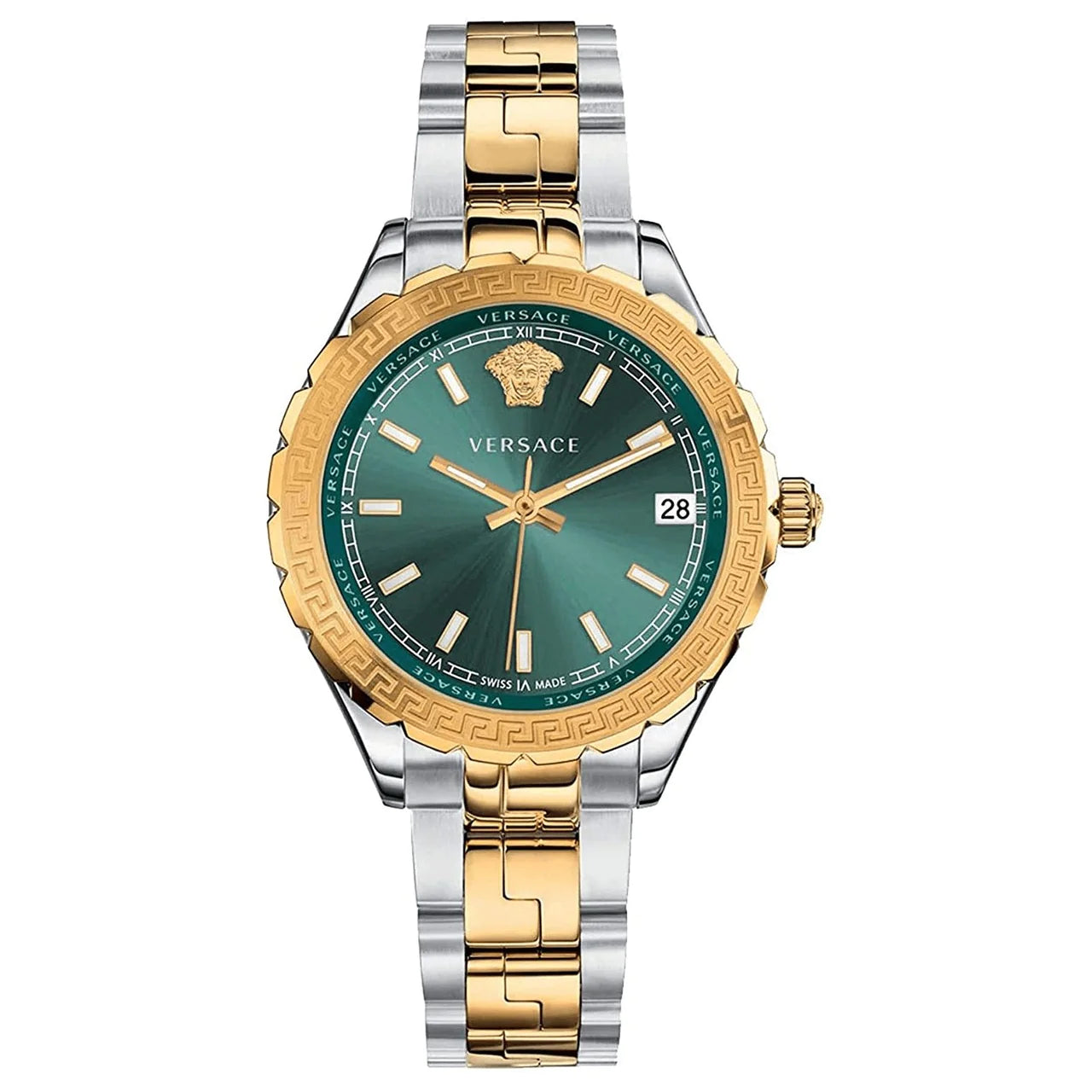 Versace Ladies Hellenyium Two Tone Green V12050015 Seven Rocks
