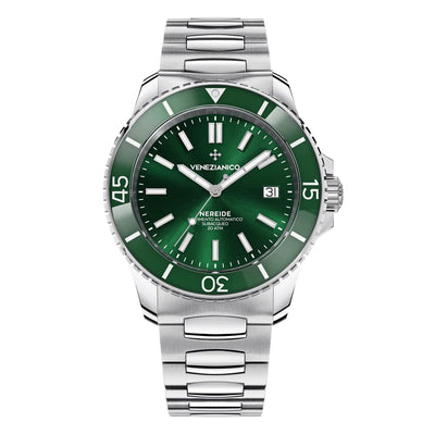 Venezianico Automatic Watch Nereide Canova Bracelet Green 3321501C