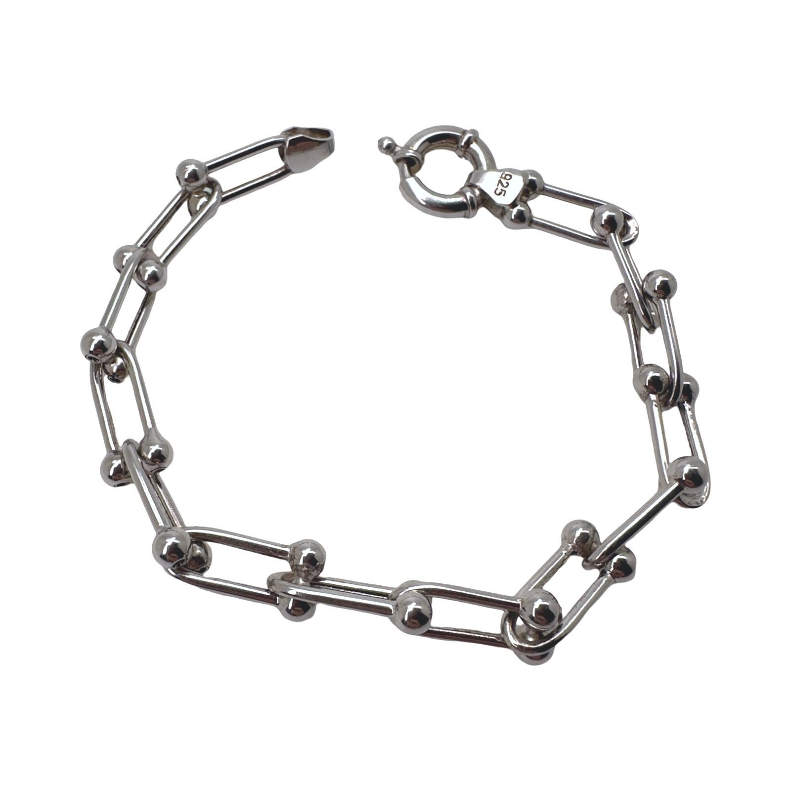 Hard wear silver bracelet