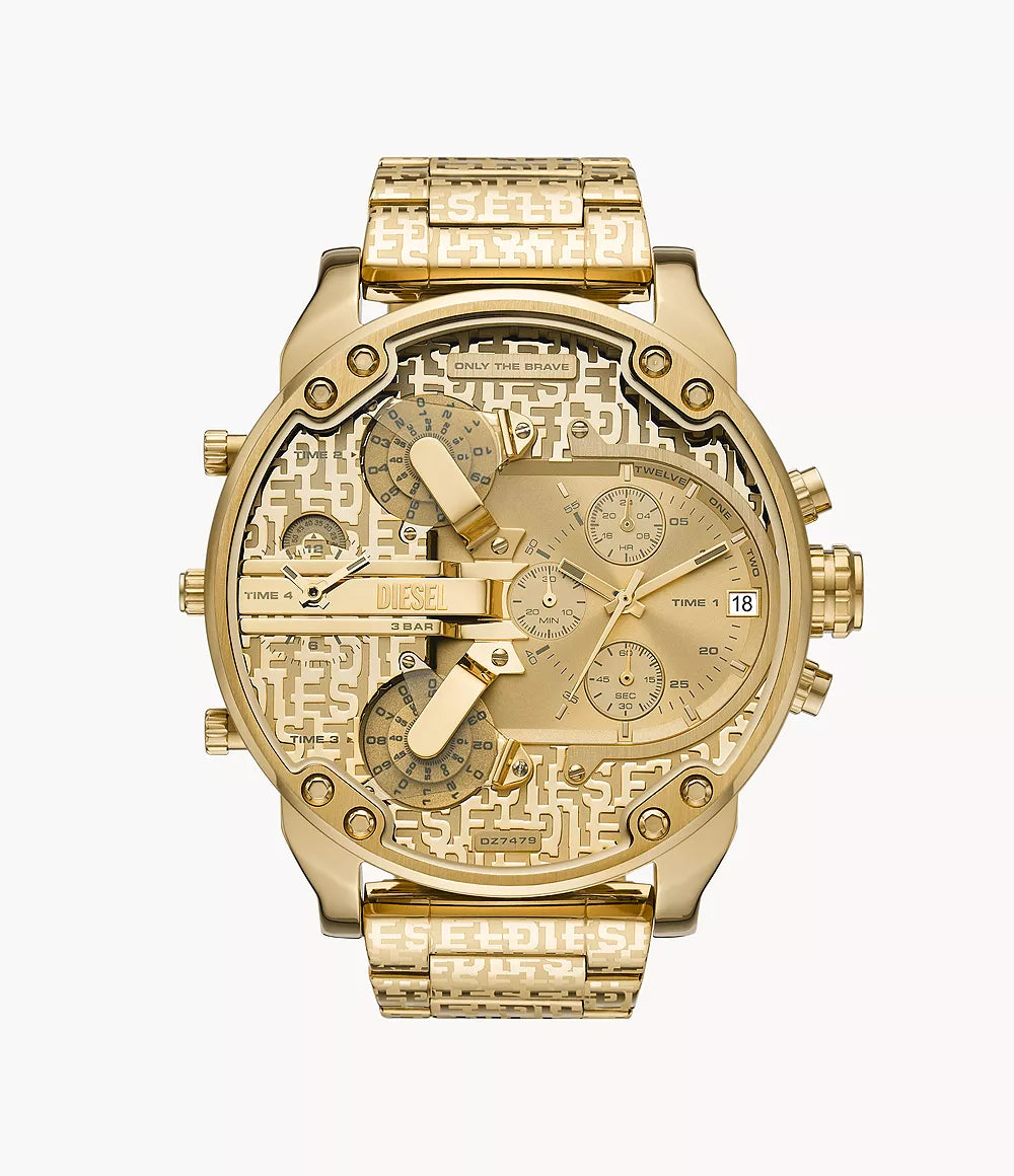 Diesel Mr. Daddy 2.0 Chronograph Gold-Tone Stainless Steel Watch