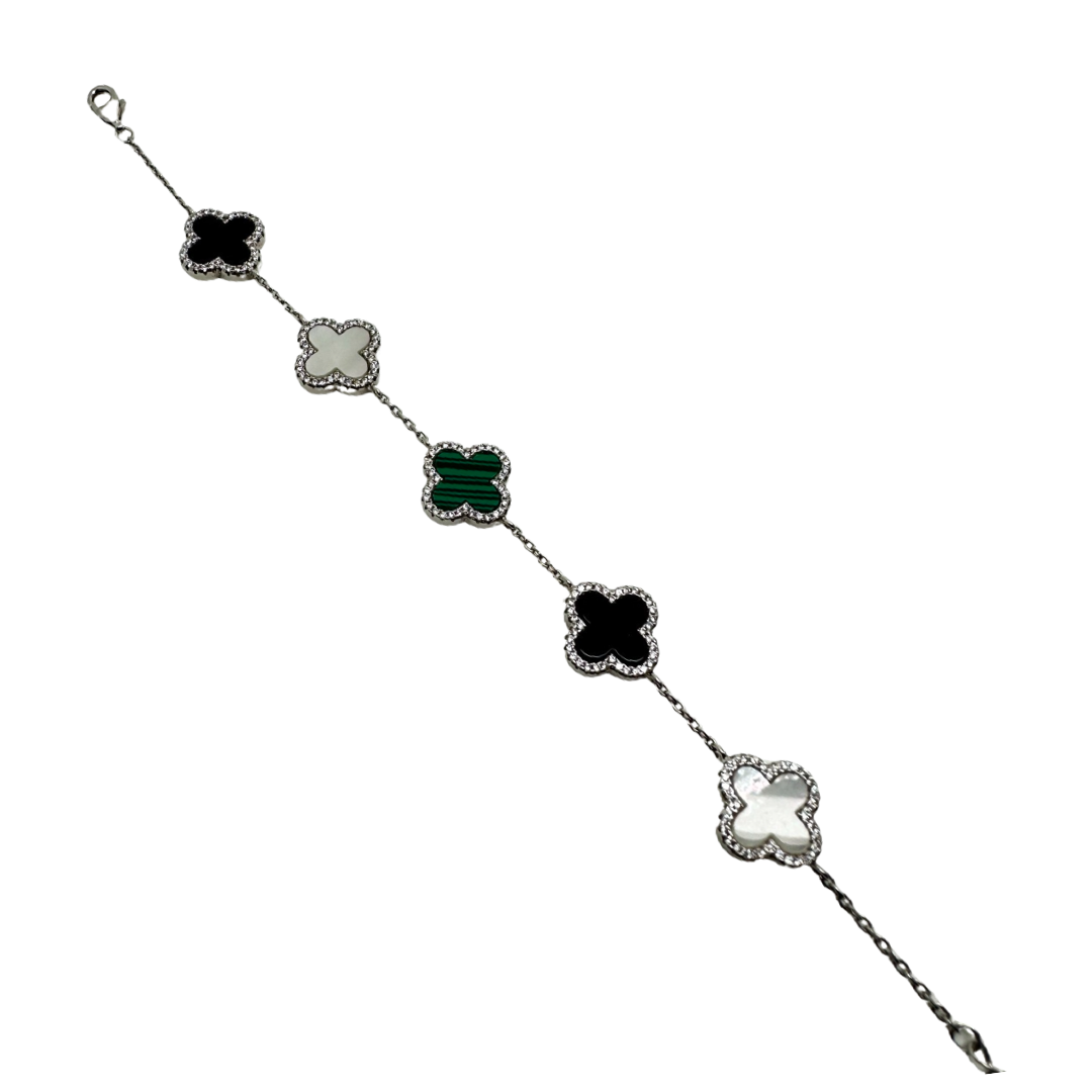 Clover Silver Bracelet