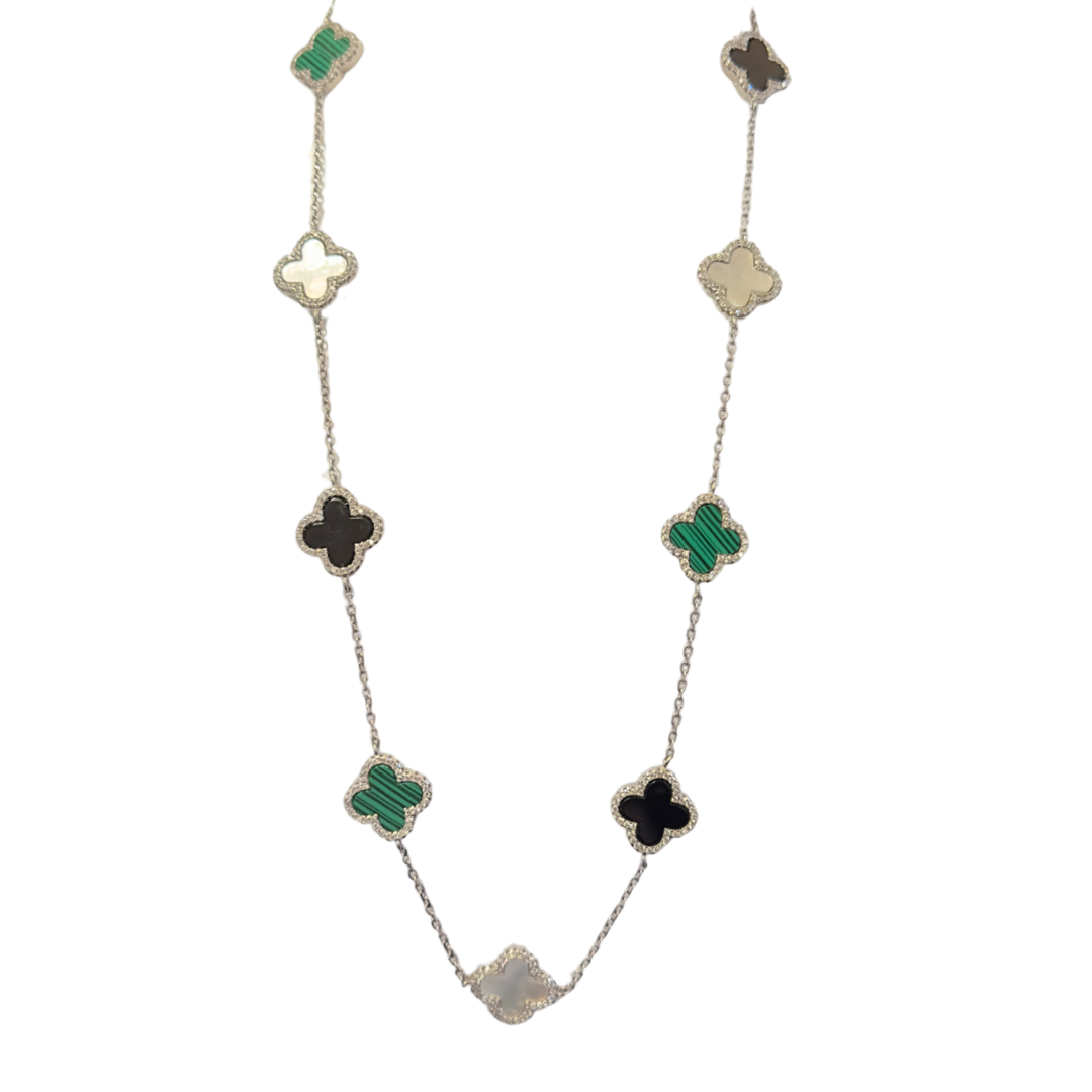 Clover Silver Necklace