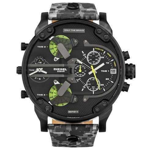 Diesel Men's Chronograph Watch Mr Daddy 2.0 Camouflage DZ7311