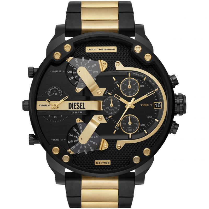 Diesel Mr. Daddy 2.0 Chronograph Multifunction Two-Tone Stainless Steel Watch DZ7465
