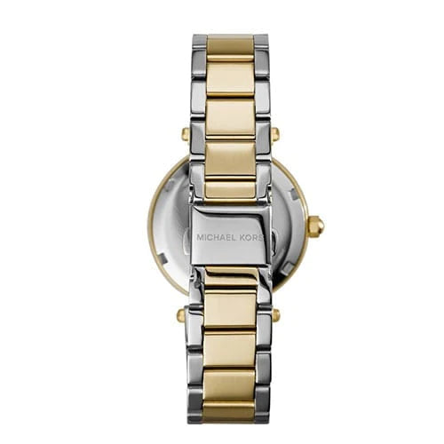 Michael Kors Ladies Watch Mini Parker Chronograph Two Tone MK6055