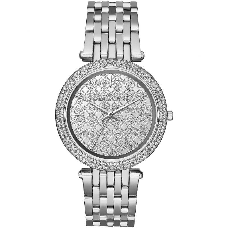 Michael Kors Ladies Watch Darci Silver Motif MK3404