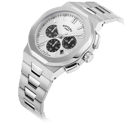 Rotary Regent Chrono Men's Silver Watch GB05450/59