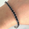 Black Tennis Bracelet Unisex