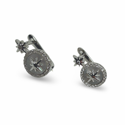 925 star necklace and earrings