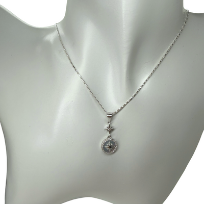 925 star necklace and earrings