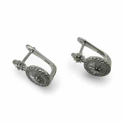 925 star necklace and earrings