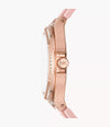 Michael Kors Ladies Watch Lennox 43mm White Pink MK7334