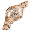 Guess Quattro Clear Ladies Rose Gold Watch GW0300L3