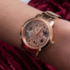 Guess Quattro Clear Ladies Rose Gold Watch GW0300L3