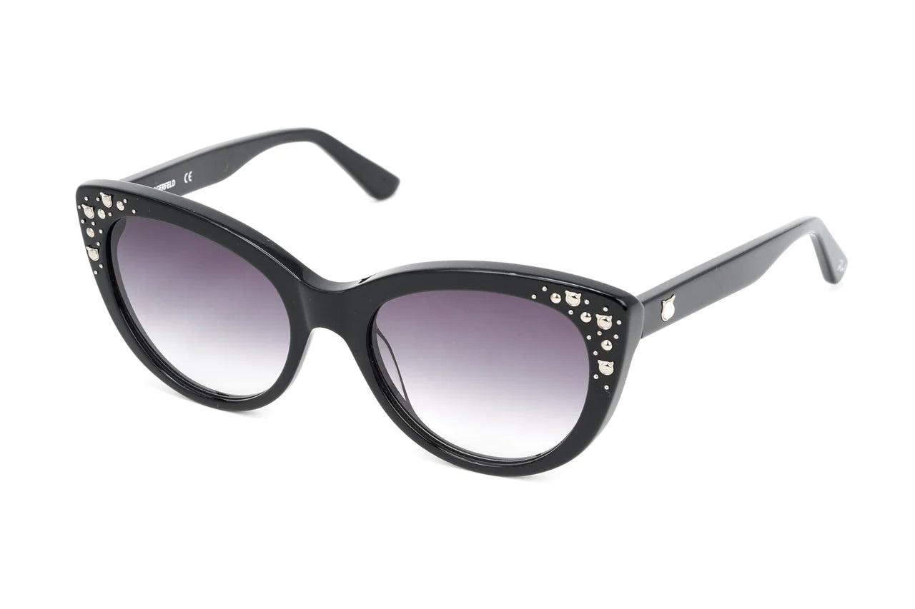 Karl Lagerfeld Women's Sunglasses Cat Eye Black/Pearl KL 966S 001