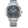 Citizen Eco-Drive Chronograph Blue Men's Watch AT2530-85L