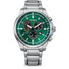 Citizen Eco-Drive Chronograph Green Men's Watch AT1190-87X