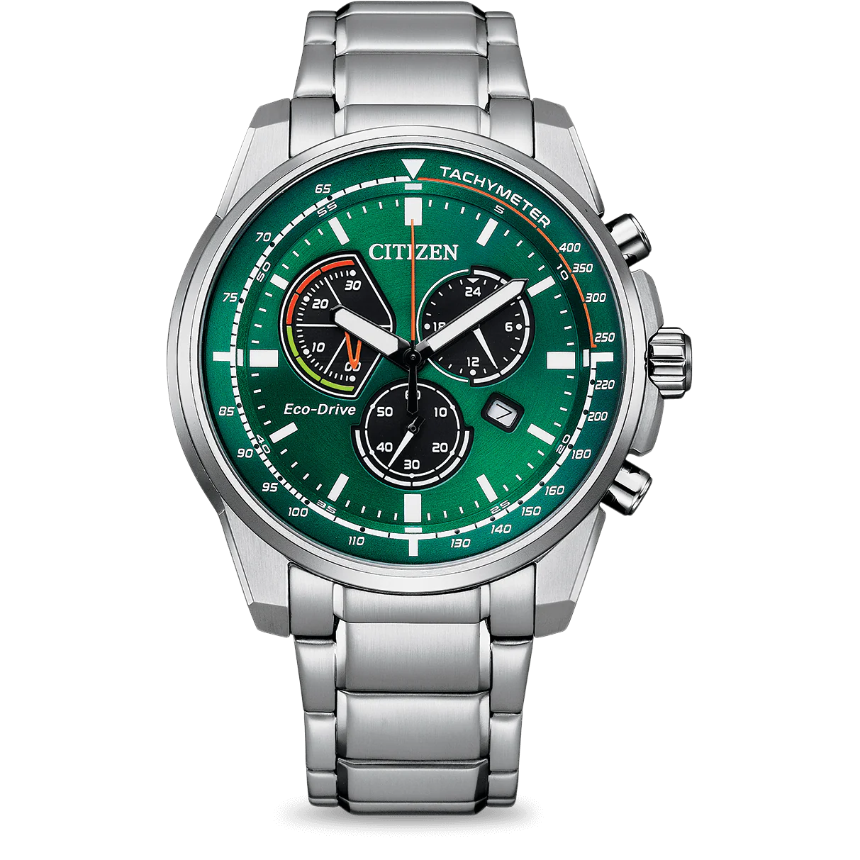 Citizen Eco-Drive Chronograph Green Men's Watch AT1190-87X