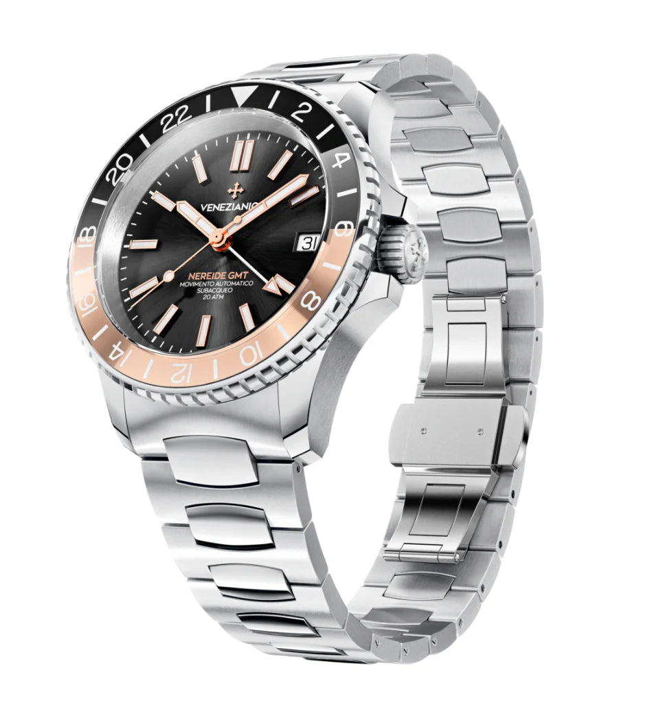 Venezianico Automatic Watch NEREIDE GMT 3521504C Seven Rocks