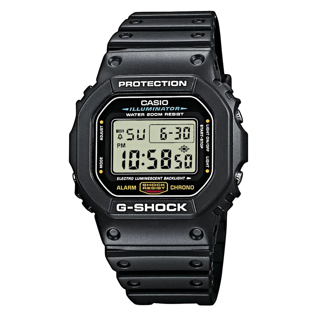 Casio G Shock Watch Men s Classic Square Black DW 5600E 1VER Seven Rocks