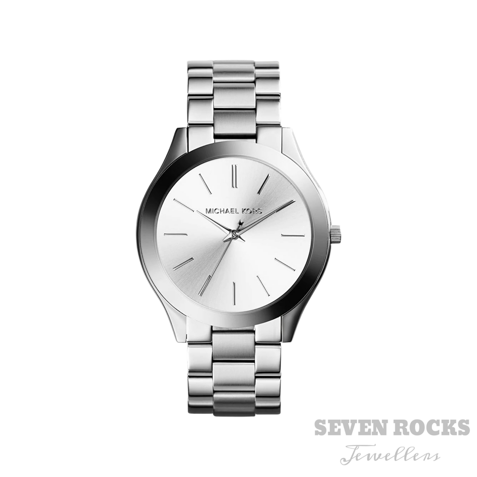 Michael Kors Ladies Watch Slim Runway Silver MK3178