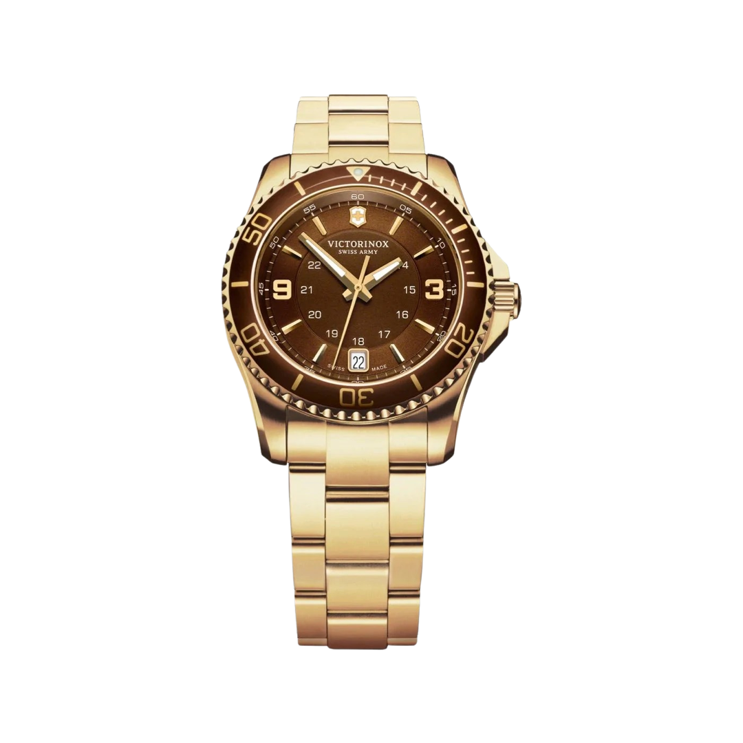 Swiss army best sale gold watch