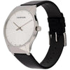 Calvin Klein Unisex Classic Watch 38MM Silver Leather K4D211C6
