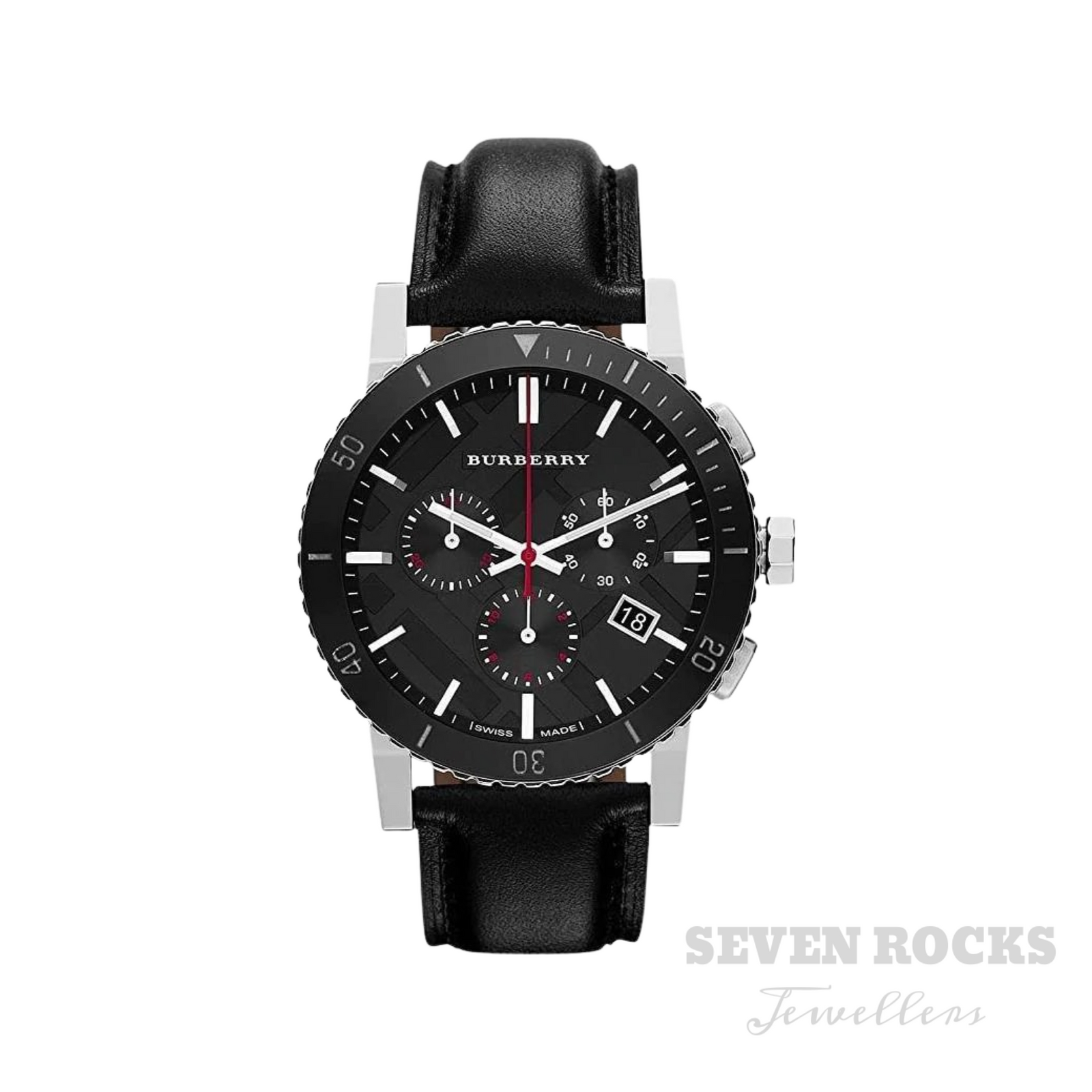 Burberry Men's Watch Chronograph The City Black BU9382