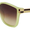 Oscar De La Renta Sunglasses Oversized Green and Brown ODLR21C7SUN