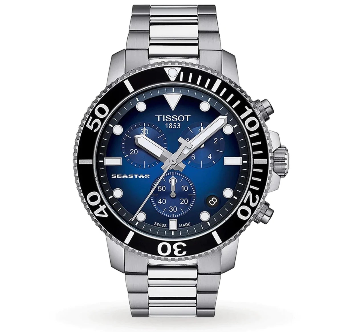 Tissot Chronograph Watch SEASTAR 1000 Blue T1204171104101