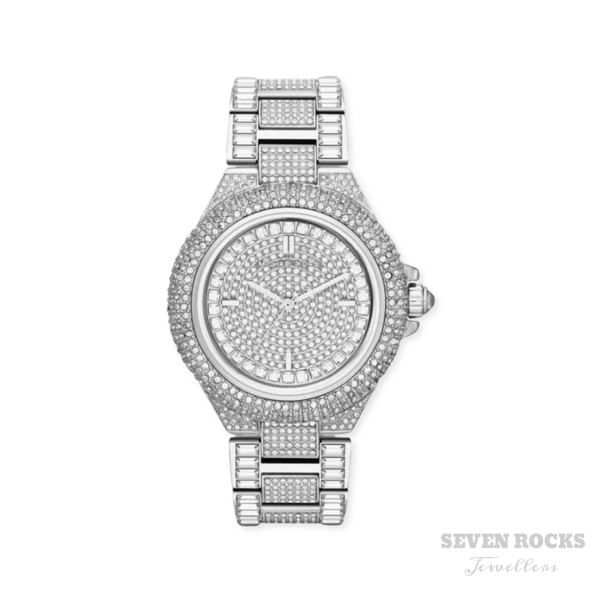 Michael Kors Ladies Watch Silver Camille Glitz MK5869