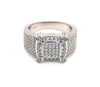 White Gold Ice Box Ring