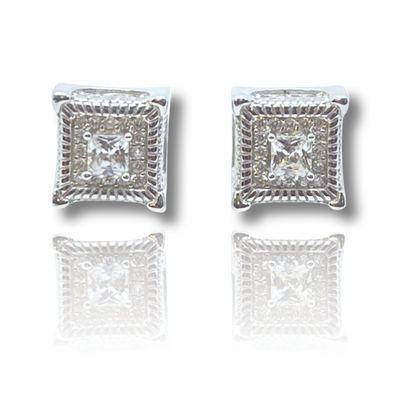 Square Super Iced Earrings ECZ8101